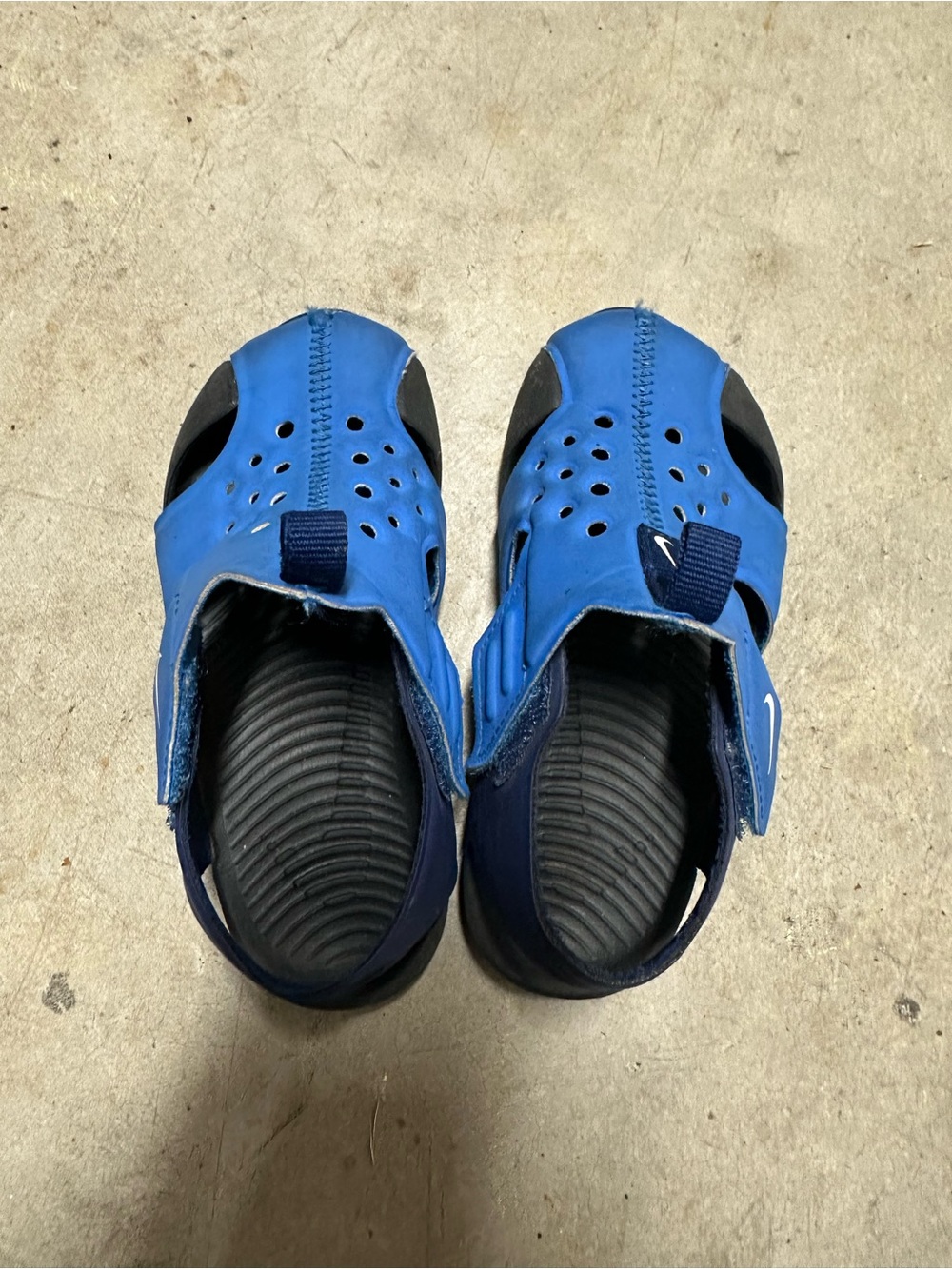 Nike Kids Blue Water-Ready Comfort Sandals in U.S. 9C (15cm)